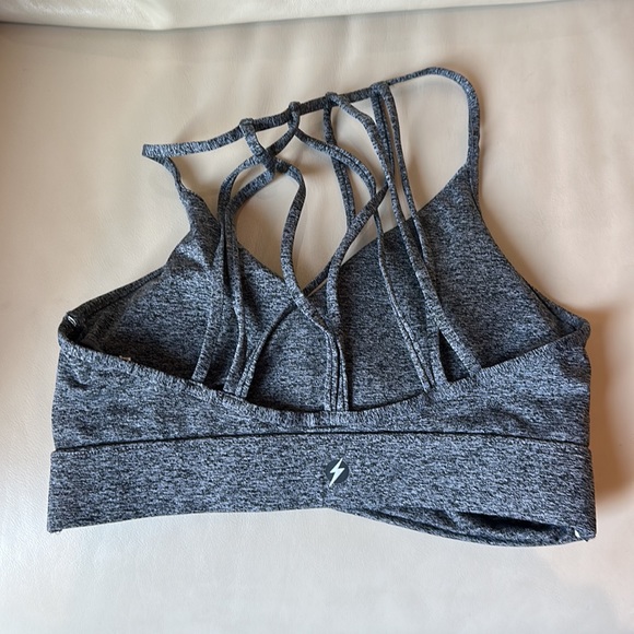 Electric Yoga Cross Chest Sports Bra Grey Size:S - Picture 2 of 7